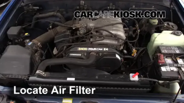 1996 Toyota T100 SR5 3.4L V6 Extended Cab Pickup Filtro de aire (motor) Cambio